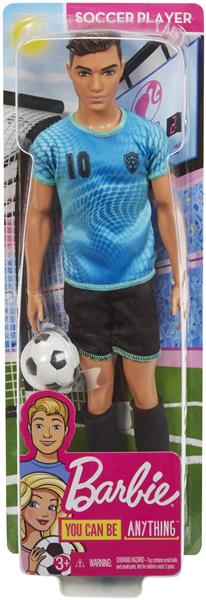 ברבי קן קריירה שחקן כדורגל MATTEL