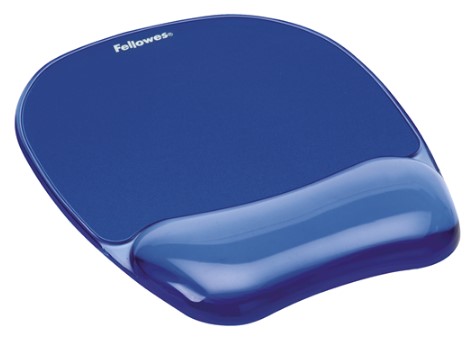 משטח לעכבר Crystal Gel Mouse Pad/ Wrist Support  FELLOWES