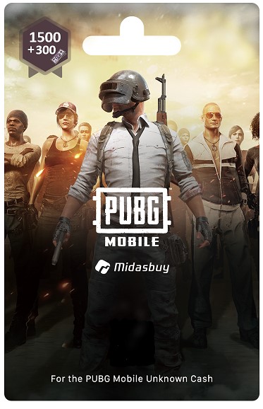 כסף וירטואלי Unknown Cash - 1800 Value PUBG Mobile