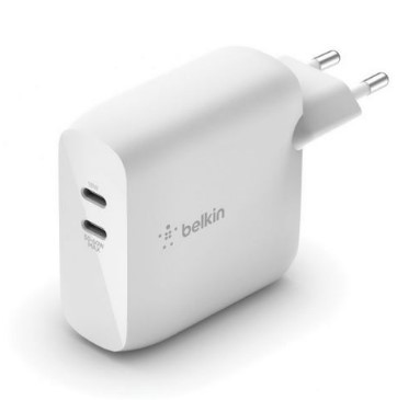 מטען קיר כפול לטעינה מהירה (דור חדש) עד USB-C 68W Belkin