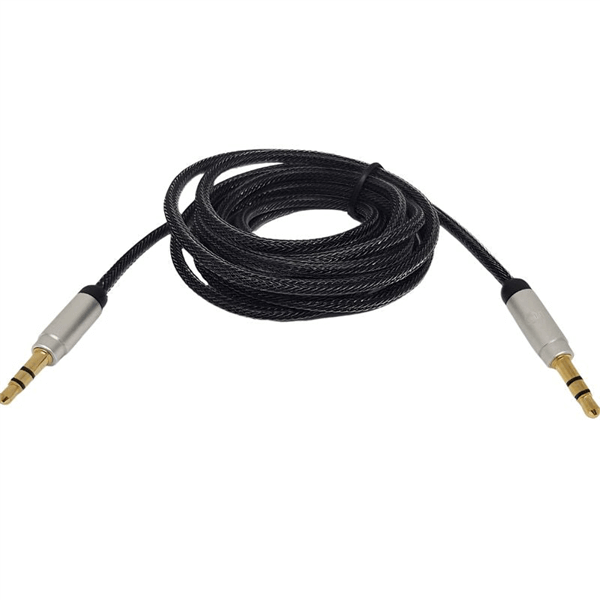כבל רמקולים מוזהב 3.5mm זכר ל- 3.5mm זכר 2 מ AUX SmartCom