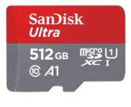 כרטיס זכרון 512GB Ultra microSDXC 120MB/s Sandisk