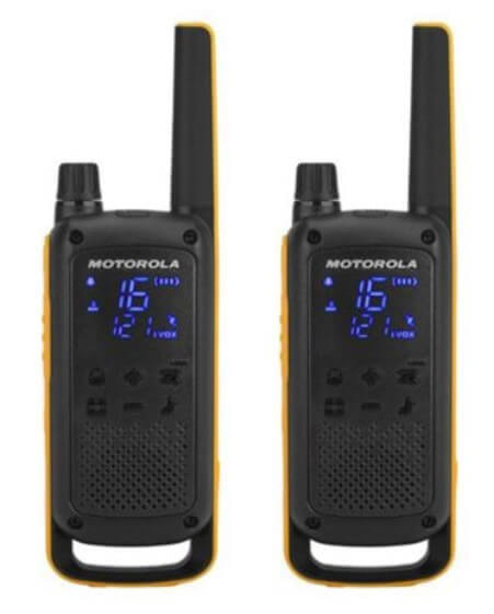 זוג מכשירי ווקי טוקי עמיד למים T82  MOTOROLA