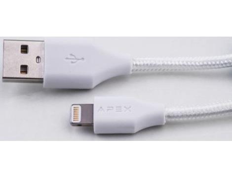 כבל סנכרון וטעינה Lightning USB   APEX