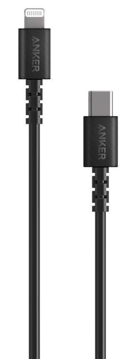 כבל שחור A8612G11 Powerline USB-C Lightning Anker