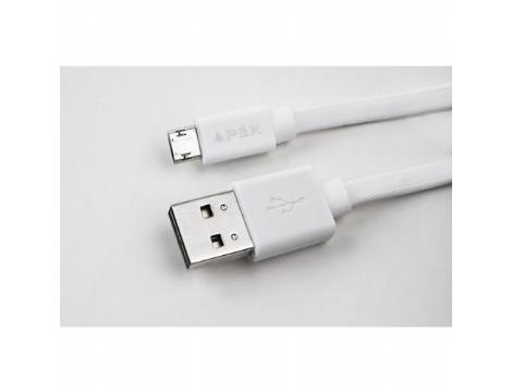 כבל סנכרון וטעינה MicroUSB דו צדדי   APEX