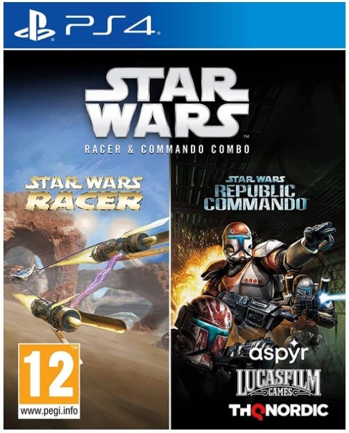 Star Wars Racer and Commando Combo Playstation - PS4
