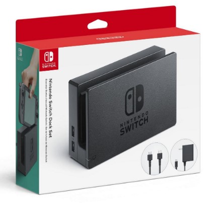 עמדת עגינה מקורית כולל שנאי  Dock Set   Nintendo Switch