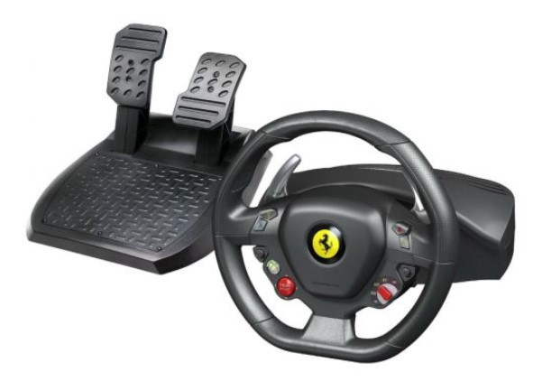 הגה מירוצים עם דוושות  Ferrari 458 Thrustmaster