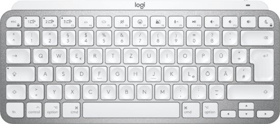 מקלדת אלחוטית (BT) מוארת MX Keys Mini for Mac Logitech
