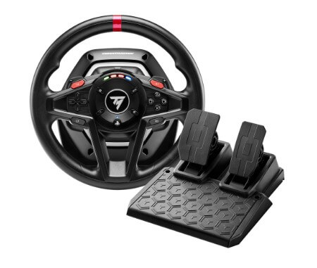הגה מירוצים T128 Force Feedback PS5/4/PC Thrustmaster