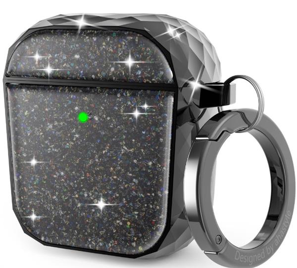 נרתיק מנצנץ לאוזניות Airpods 1/2 SoundCoco Twinkle Glitter AhaStyle