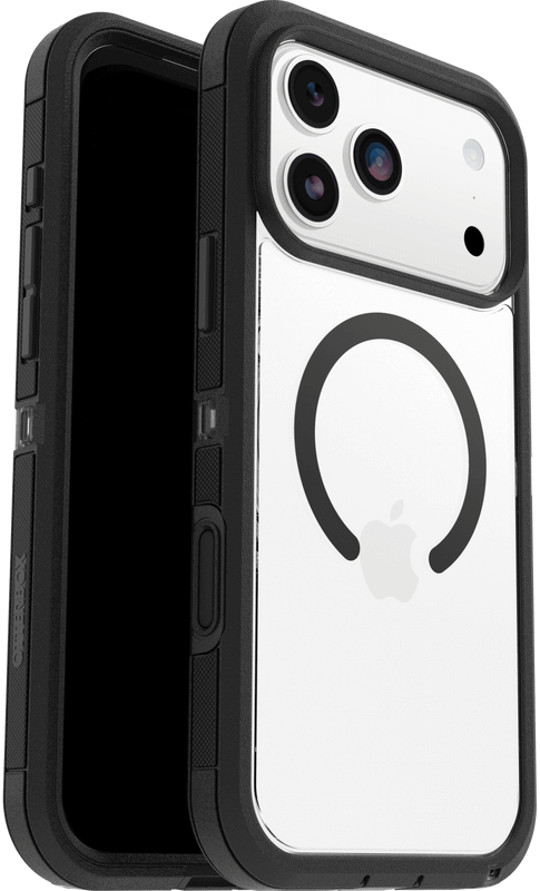 חיפוי שחור-שקוף לנייד Defender Series Pro XT MagSafe ל-iPhone 17 Pro Max OtterBox