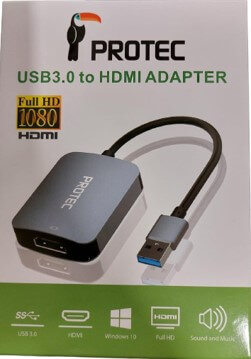 כבל  USB-A למתאם HDMI  PROTEC