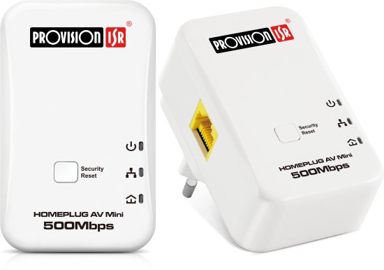 זוג מתאמי רשת על גבי חשמל PR-HP500K PROVISION