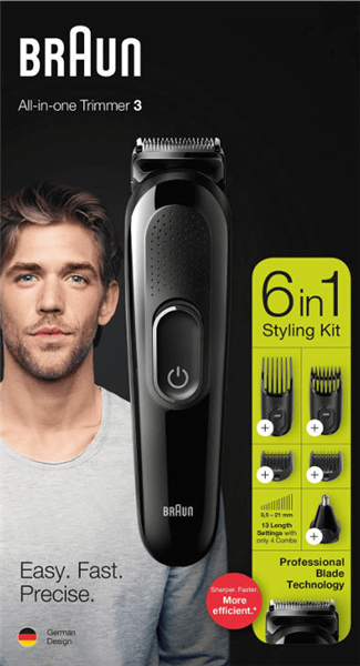 מכשיר לעיצוב זקן Trimmer 6 in 1 BRAUN