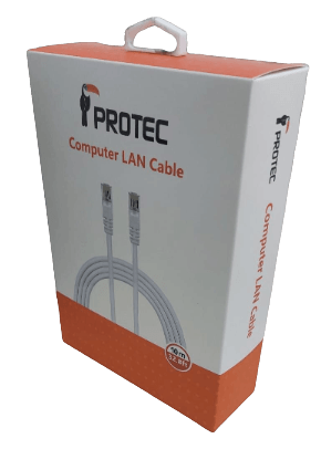 כבל רשת 10 מטר CAT6E  PROTEC