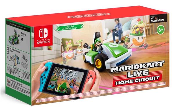 מכונית מציאות מדומה Mario Kart Live: Home Circuit - Luigi Set Pack Nintendo Switch