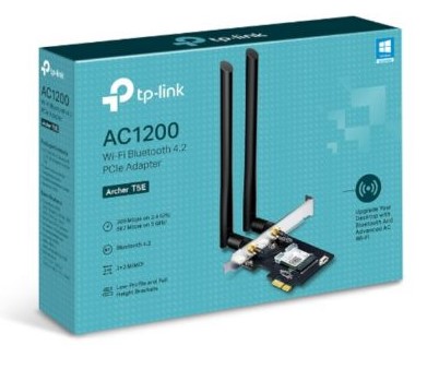 כרטיס רשת Archer T5E AC1200 WiFi Bluetooth 4.2 PCIe  TP-Link
