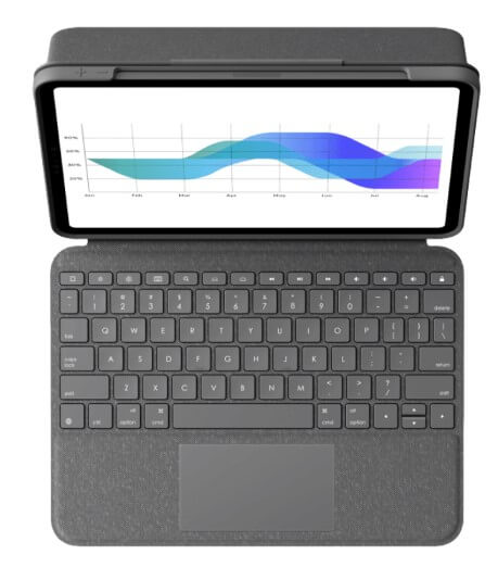 כיסוי + מקלדת IPAD Pro 11 Folio Touch (2020) עברית אנגלית Logitech