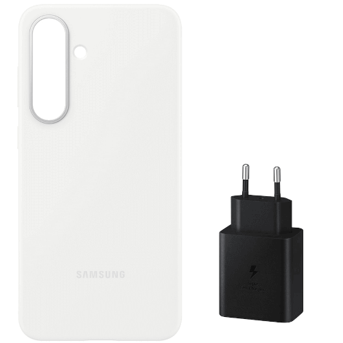 באנדל כיסוי + מטען 45W - לבן Samsung