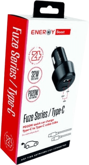 ראש מטען מהיר ENERGY 20W PD&USB ports Energy