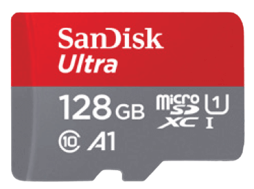כרטיס זכרון 128GB Ultra microSDXC 140MB/s  Sandisk