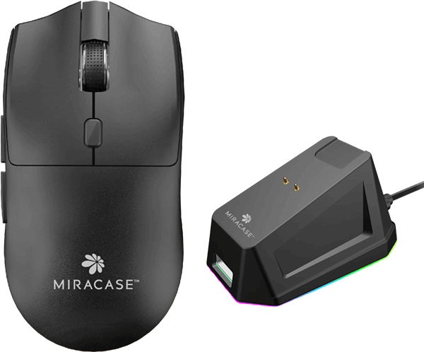 עכבר גיימינג אלחוטי עם עמדת טעינה MGMCD1 Miracase