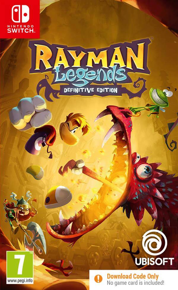 Rayman Legends Definitive Edition Code in Box Nintendo Switch