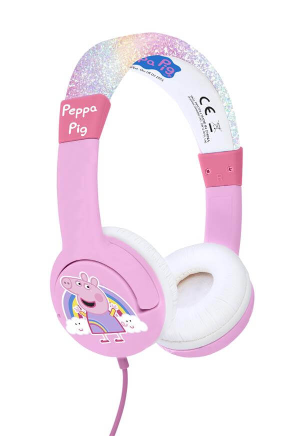 אוזניות קשת חוטיות לילדים Junior Peppa Glitter Rainbow OTL