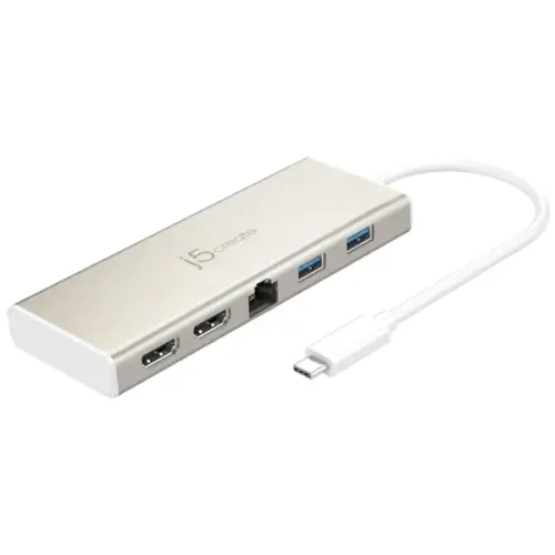 רכזת USB-C Dual HDMI Mini J5CREATE