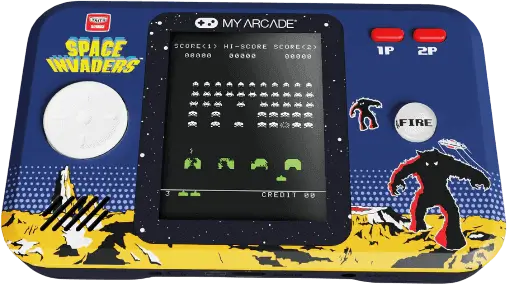 קונסולת רטרו  Dreamgear space invaders Pocket Player Pro  My Arcade