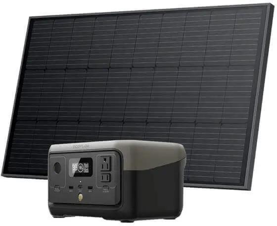 קיט סולארי River 2 0.256Kwh | 0.3-0.6KW + פאנל 100W ECOFLOW