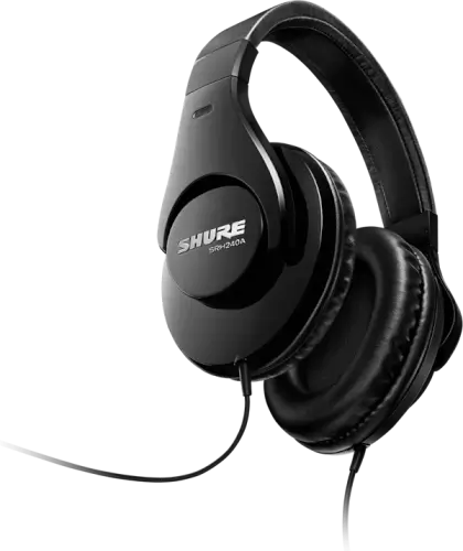אוזניות חוטיות SRH240A איכות שמע מקצועית SHURE