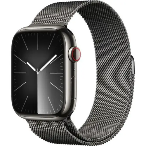 שעון חכם Series 9 GPS + Cell 45mm Stainless Steel Milanese Apple