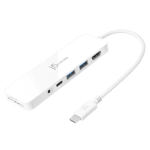 רכזת USB-C Multi-Port Hub Power Delivery J5CREATE