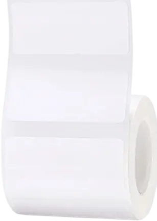 מדבקות לבנות 320 יחידות 40x20 מ"מ NIIMBOT