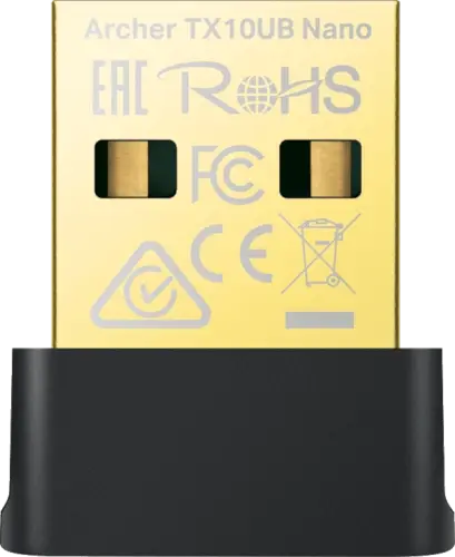 מתאם רשת ובלוטות' USB-A Archer TX10UB Nano AX900 TP-Link