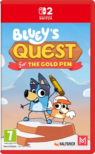 Bluey's Quest For The Gold Pen עבור Nintendo Switch 2 Nintendo Switch