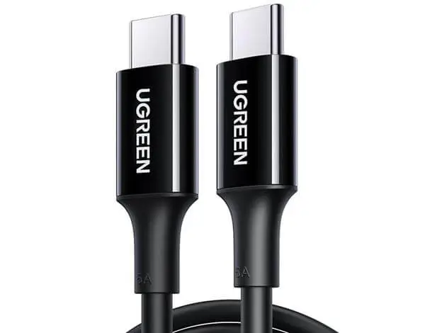 כבל טעינה וסנכרון אורך 1 מטר USBC to USB-C 100W UGREEN