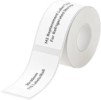 מדבקות לבנות 115 יחידות 30x60 מ"מ NIIMBOT