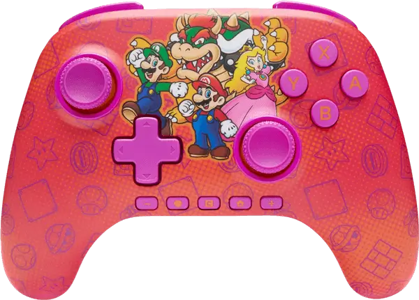 בקר אלחוטי Advantage עבור Mario and Friends - Nintendo Switch 2 PowerA