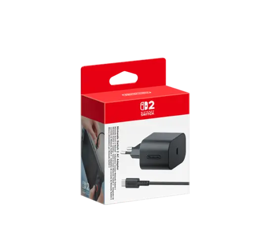 שנאי מקורי לקונסולה AC Adapter עבור Nintendo Switch 2 Nintendo Switch