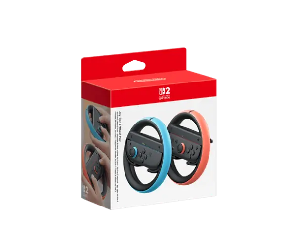 זוג הגאים מקוריים עבור שלטי ג'וי קון Joy-Con Wheel Pair עבור Nintendo Switch 2 Nintendo Switch
