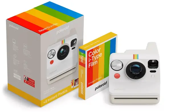 באנדל מצלמת פיתוח מהיר + דפי צילום Now Gen 3 Polaroid - פולארויד