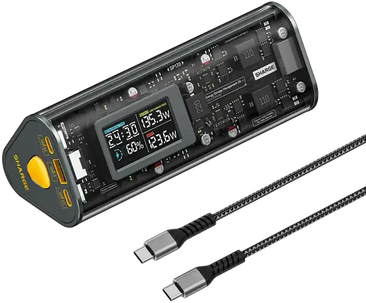 סוללת גיבוי Shargeek 170 24,000mAh Sharge