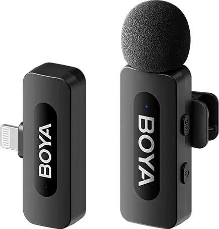 מיקרופון דש אלחוטי BY-V1 V2.0 Lightning BOYA