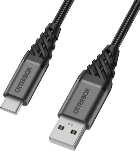 כבל נתונים וטעינה USB-A ל Type-C Premium Cable C - שחור - 2 מטר OtterBox