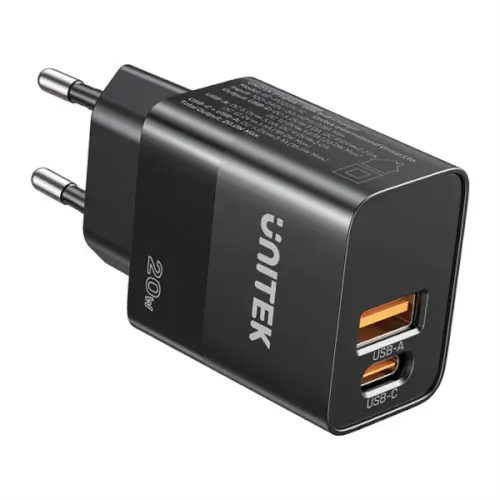 מטען קיר 20W PD&QC 3.0 UNITEK 
