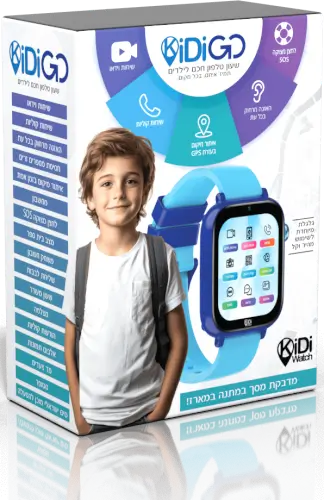 שעון חכם 4G לילדים עם סים מובנה KIDI GO Kidiwatch - שעונים חכמים לילדים